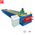 Carrelage de toit double ibr rouleau formant la machine