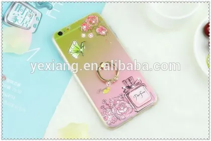 oem mobile phone case cover for apple iphone 7 combo case with ring holder