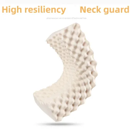 5 Star Luxury Hotel Latex Pillow: High Quality Ergonomic 100% Latex Filling for Restful Sleep