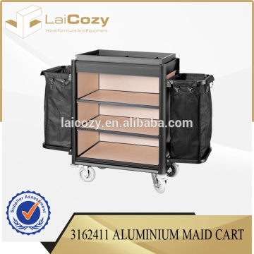 High quality hotel cleaning maid cart / housekeeping cart for hotel/cleaning cart