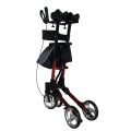 Foldable Aluminum Walker Aluminum Upright Rollator Walkers with Armrests Supplier