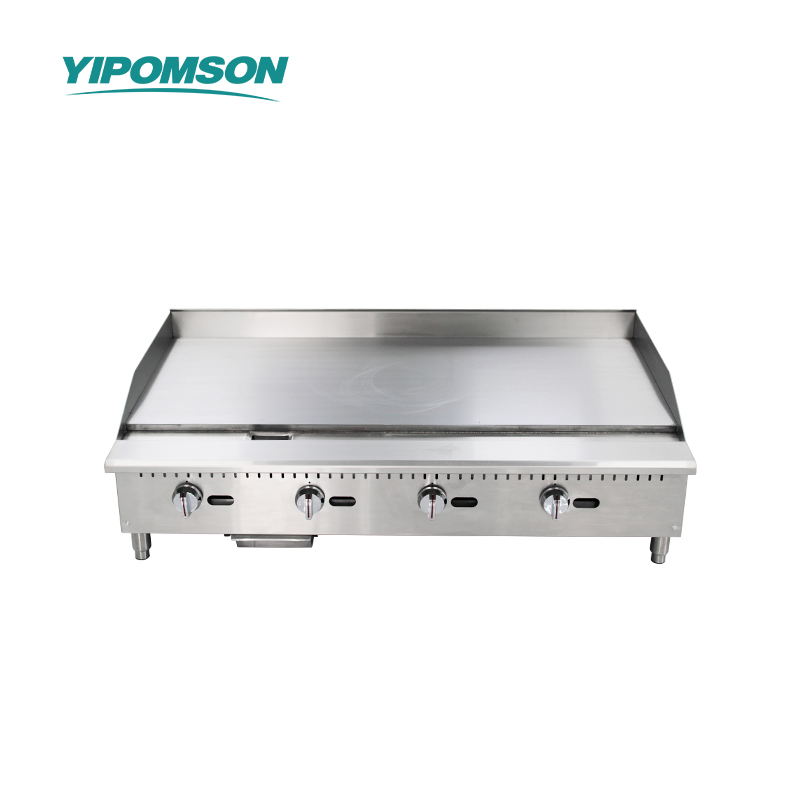 Yipomson Commercial 4-Burner Gas Griddle Yipomson Commercial 4-Burner Gas Griddle