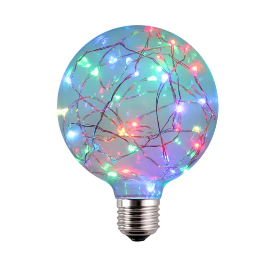 G95 RGB Flicker led Bulb Copper Wire Star Fairy Light