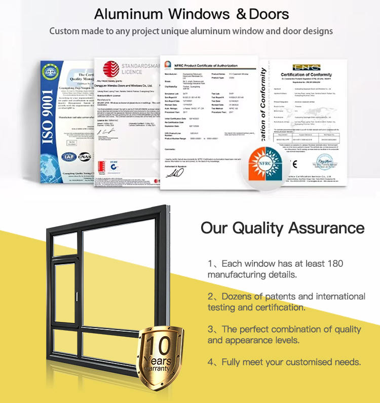 Aluminum Tilt And Turn Windows