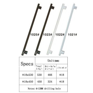 Power coated stainless steel door pull handle,door knob