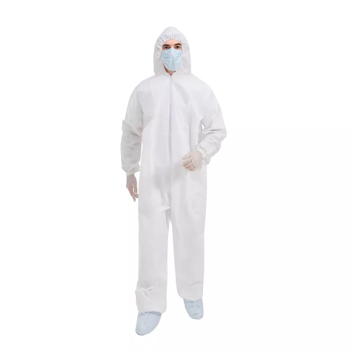 China Polypropylene Coverall with Hood Manufactory