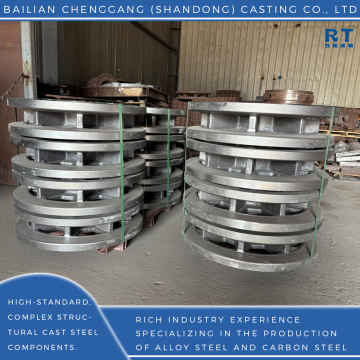 Idler thép đúc cốt thép để sử dụng đường sắt