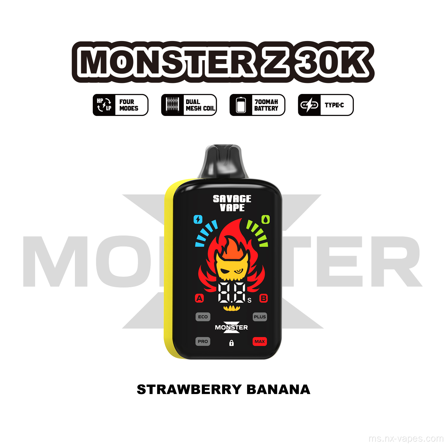 Savage Monster Z 30000 Puffs Vape Vape Borong