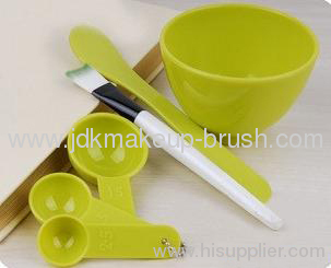 Professional Facial Mask Brush Set With Bowl 