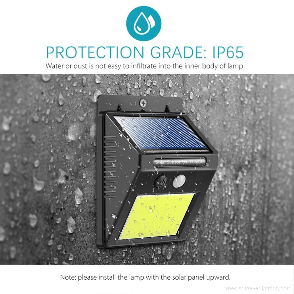 COB Outdoor IP 65 Waterproof Solar Lights