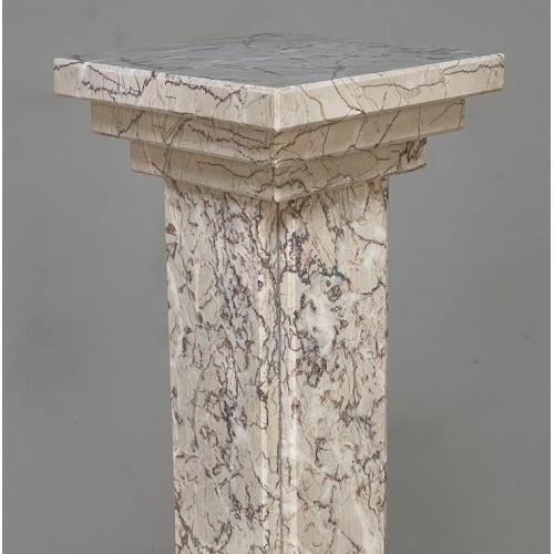 Heavy Duty Carved Marble Pillar with Statuary Base