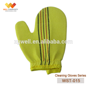 WST-015 Super clean Microfiber bath wash gloves,for kitchen,household,floor and furniture,pet,car cleaning,microfiber chenille