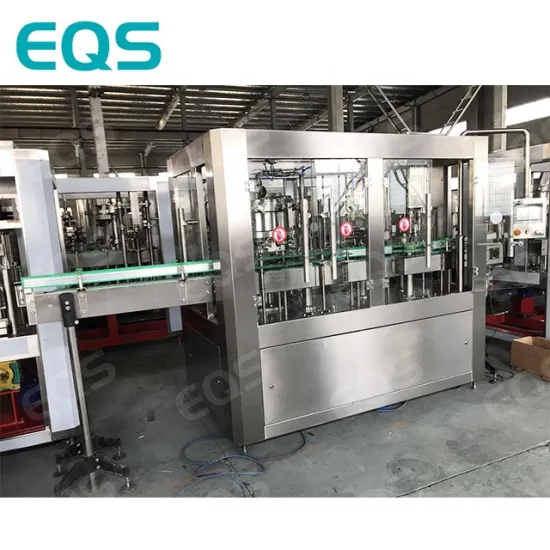 High Speed Beer Glass Filling and Sealing Machine Production Line