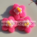 Factory Wholesale 10*28MM Lovely Flower Resin Beads