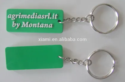 new arrival cute little car shape embossing soft pvc cool keyring