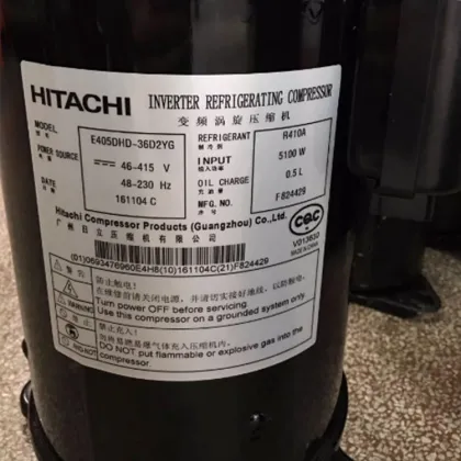 HITACHI E405DHD Inverter Refrigerating Compressor for Air Conditioning