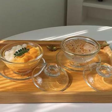 Summer Essential Clear Glass Dessert Bowls