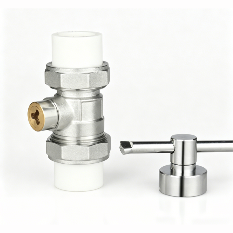 PPR Brass Thermostatic Angle Valve (3)