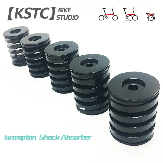 4 size folding bicycle rear shock for brompton bicycle shock absorber spring carbon