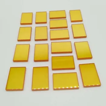 CVD Single Crystal ZnSe/ZnS Optical Windows for CO2 Laser Cutting Machines