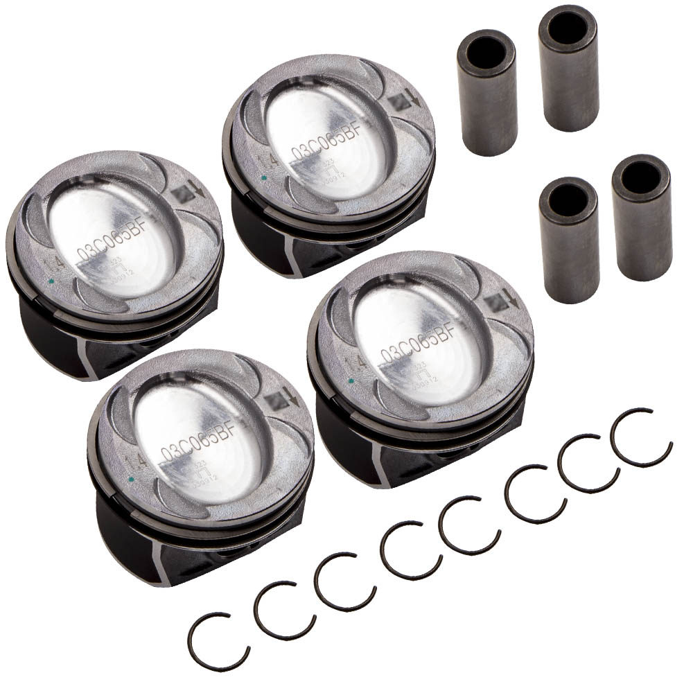 4x Piston Set For Audi for Seat for VW 1.4 TSI TFSI for VW Golf V Jetta III TSI CAVA CAV