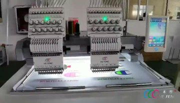 HeFeng portable 2 heads embroidery machine