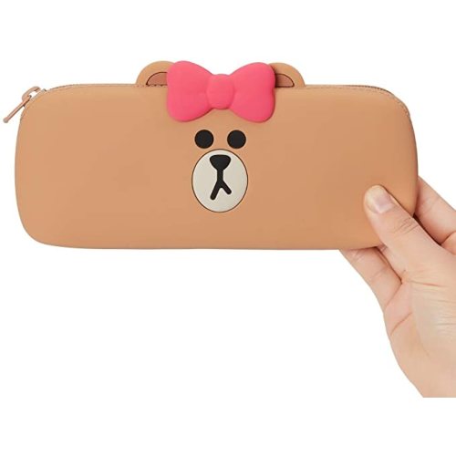 Karakter Choco Lucu Silicone Pensil Pouch Bag