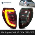 Luzes traseiras LED para Toyota RAV4 3ª geração 2006-2012