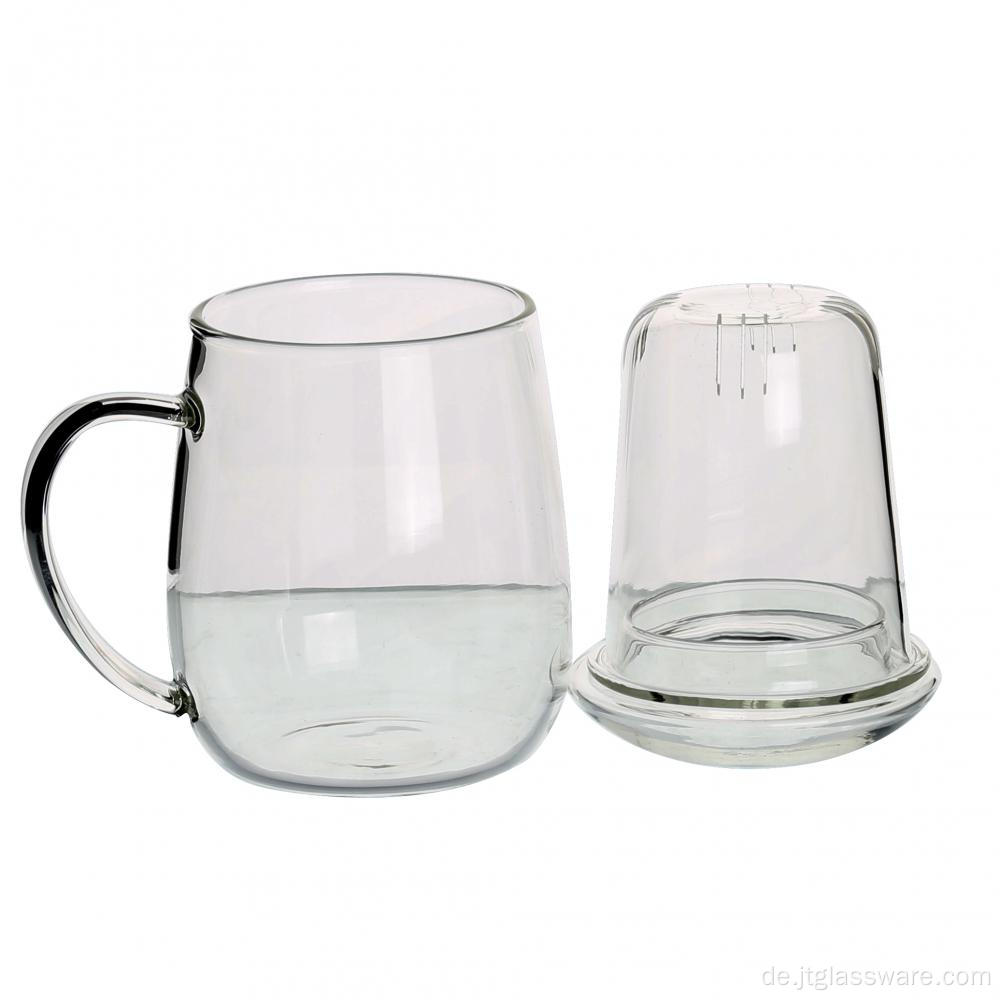 Handgemachte Schnapsglas-Teetasse mit Henkel