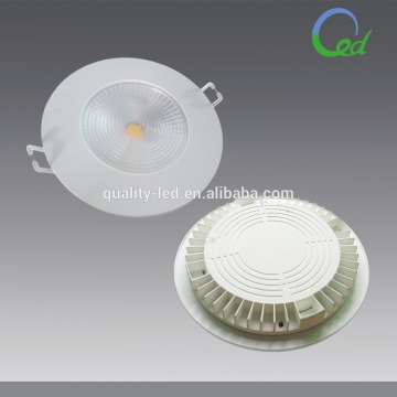 Recessed 200mm 15 watt led down light with COB chip 80lm/w