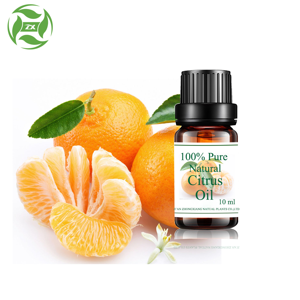 Pure natural citrus essential oil skin care