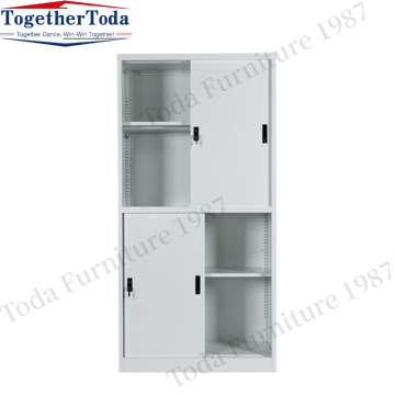 Office Furniture sliding doors glass cabinet