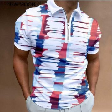 3D Print Zipper T-shirts and Polo Shirts for Outdoor Activities - Comfortable, Stylish, and Versatile