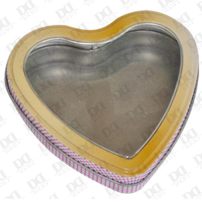 DADI Heart-shape Candy Packing Box Candle Tin Cans