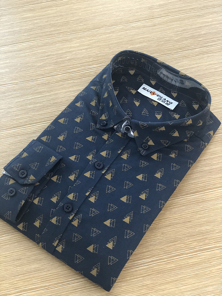 stand up collar oxford shirt