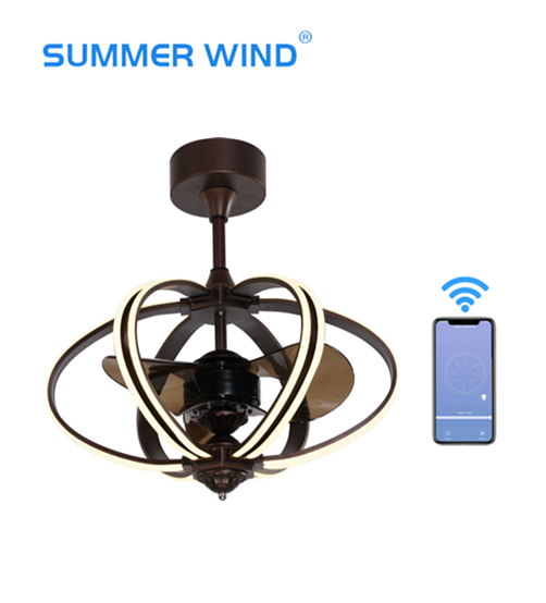 Modern classical style ceiling fan with light