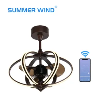 Modern classical style ceiling fan with light