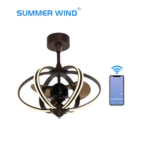 Modern classical style ceiling fan with light