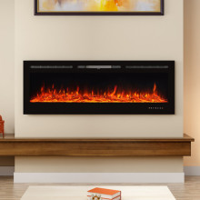 Kualiti 200cm 3D 64Color RGBW Elektrik Atomizing Fireplace