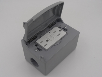 Heavy Duty UL listed nema 5-15 GFCI receptacle outlet