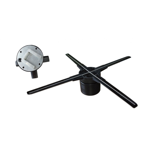 3D Holographic Advertising LED Fan Display 100cm diameter