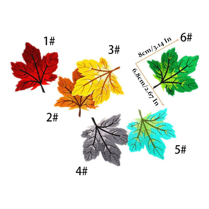 Colorful Maple Leaves Patches