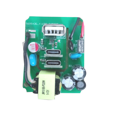 Assemblaggio del caricabatterie PCB di alimentazione da 5 V del produttore personalizzato in vari watt (20W, 30W, 45W, 65W)