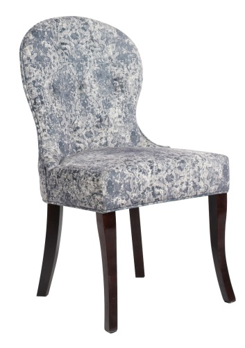 Krzesła do jadalni drewniane nowoczesne Velvet Fabric