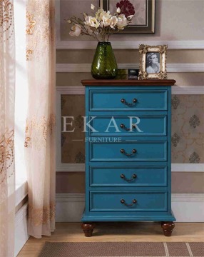 Furniture Reproduction From China Antique Home Drawer Chest In Blue