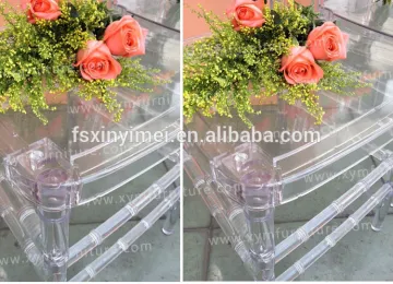 cheap wholesale stackable transparent knocked down chiavari chair