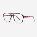 Super thin Pilot Round Acetate Unisex Optical Frames