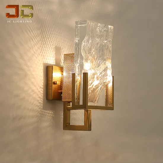 Contemporary Nordic Brass Wall Lamp E14 for Luxury Homes
