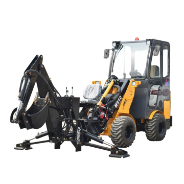 Telescopic Boom Backhoe for Small Compact Wheel Loader Attachment