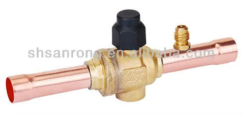 Refrigeration SR Brass Ball Valves with access port